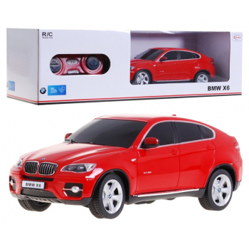 BMW X6 czerwone RASTAR model 1:24 Zdalnie sterowane Auto SUV + pilot